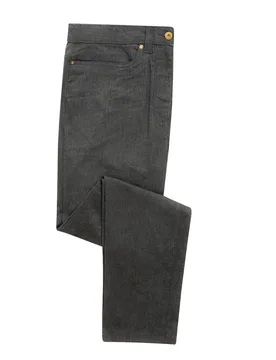 Mens Performance Chinos (Charcoal) - Size 40 Long - Premier - FashionsVida