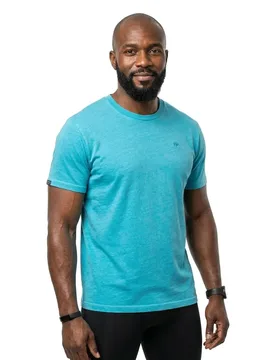 T-shirt à Manches Courtes Essentials Relaxed Fit Aquamarine Blue S - Superdry - FashionsVida