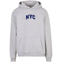 Mister Sweat à Capuche New York City College Letters Heather Grey M