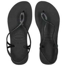 Luna Damen Flip-Flops und Sandalen - Schwarz - Größe 35/36 - Plastic/Polycarbonate Black 35/36