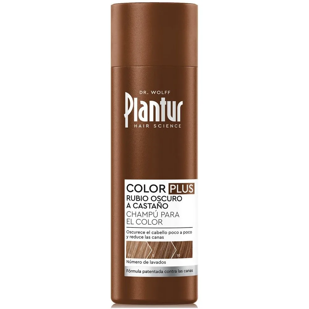Color Plus Rubio a Castaño Champú 200 Ml - Plantur - FashionsVida