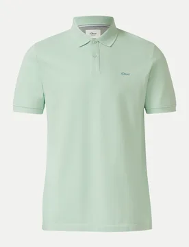 RED LABEL Poloshirt Piqué Grün XXL - S. Oliver - FashionsVida