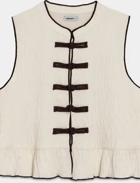 Top de mujer con cierre nudos - Noon - FashionsVida