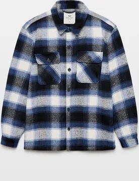 Sobrecamisa de hombre en tejido de cuadros - Green Coast - FashionsVida