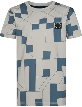 Maglietta A Maniche Corte B-3060-tsr677 Ice Grey 5-6 Anni - Petrol industries - FashionsVida