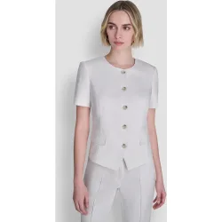 DKNY - Chaqueta de manga corta
