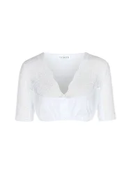 Blusa de Dirndl ANETTE blanco 42