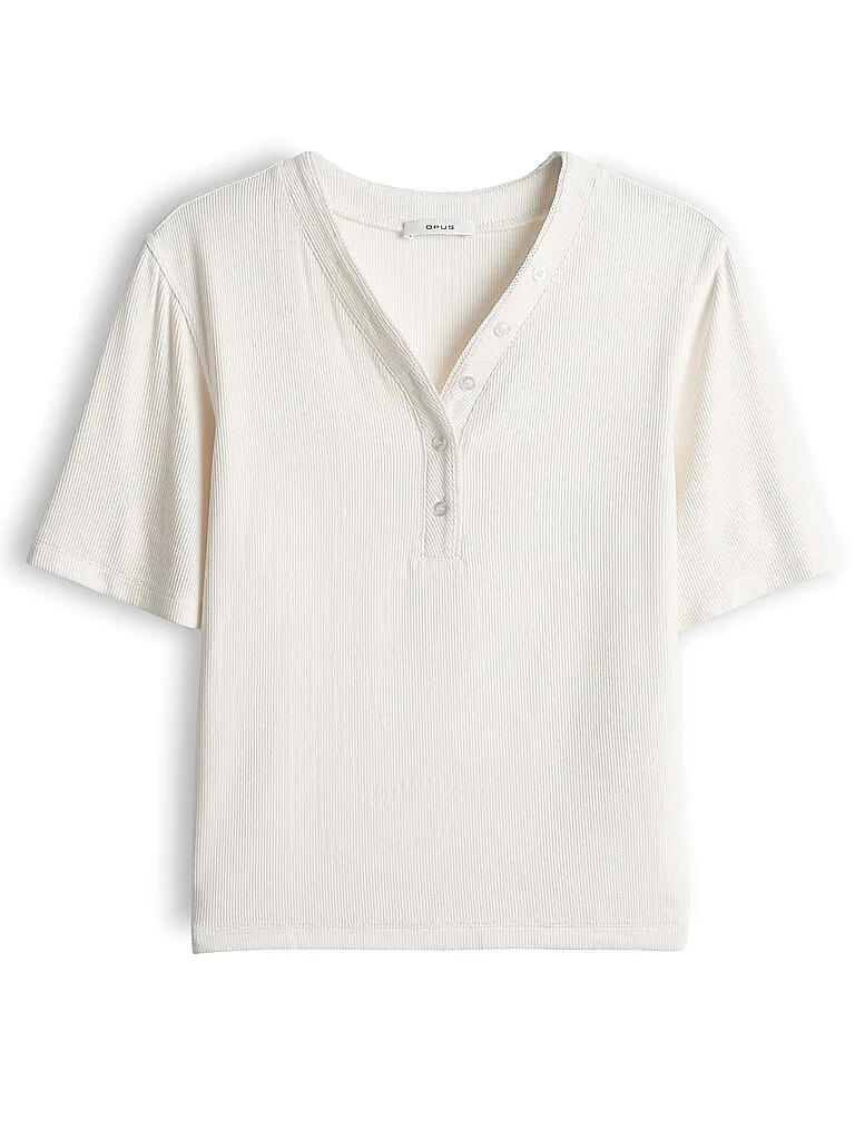 OPUS T-Shirt SANEZ creme 42 Damen - Opus - FashionsVida