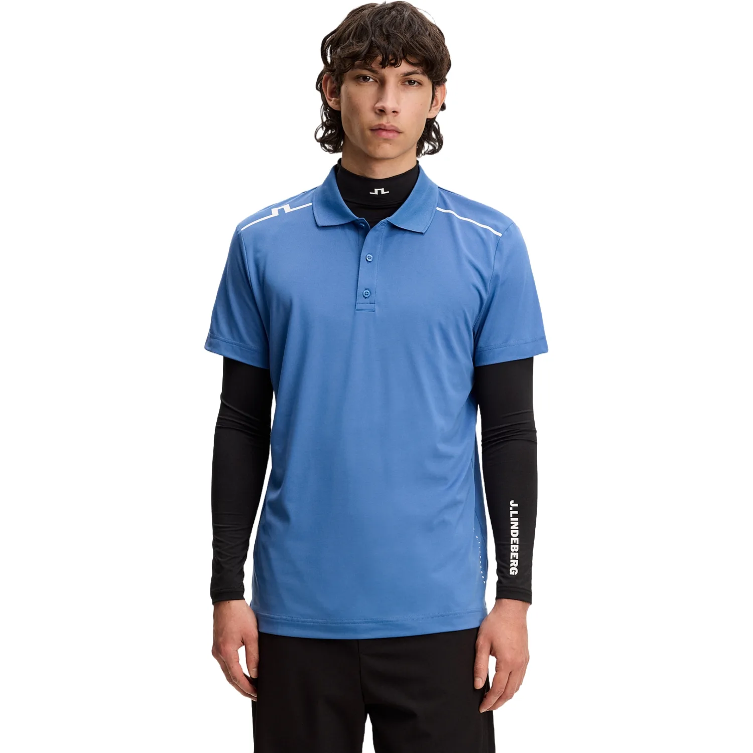 J.Lindeberg Polo Lionel, blau s - J.lindeberg - FashionsVida