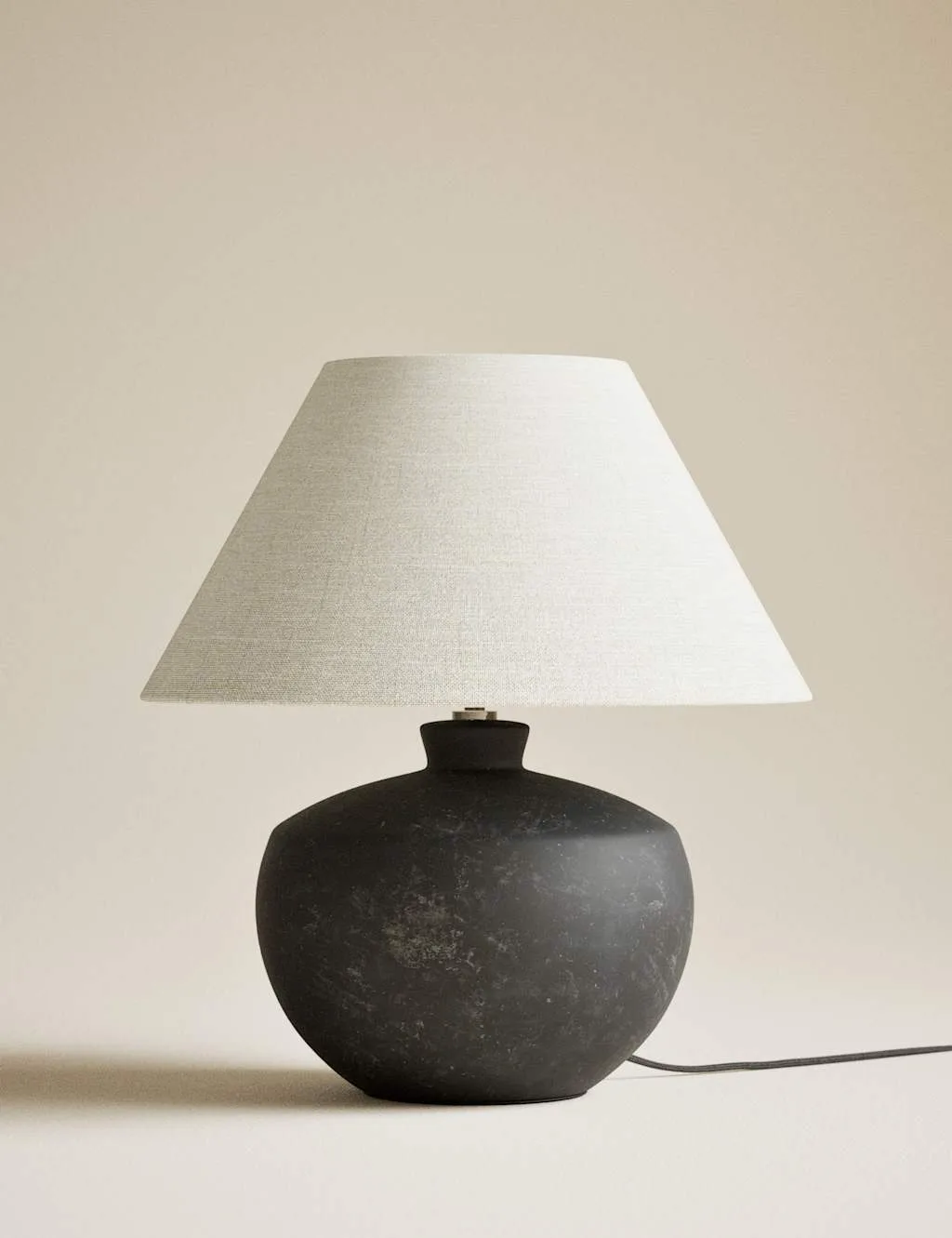 M&S Roma Urn Table Lamp Black - M&S - FashionsVida