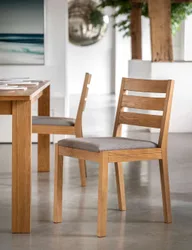 Set of 2 Sonoma™ Fabric Dining Chairs Oak