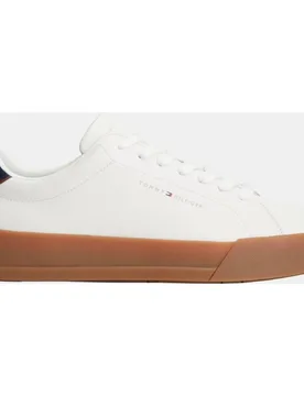 Zapatilla TH Court de piel de hombre suela caramelo - Tommy Hilfiger - FashionsVida