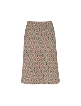 Trachtenrock LUMABELINDA hellbraun 38 Damen - LUIS TRENKER - FashionsVida