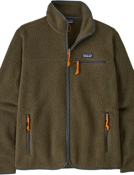Polaire double face en Polartec® - M's Retro Pile Jkt Basin Green - Taille XL - Kaki - Patagonia - FashionsVida