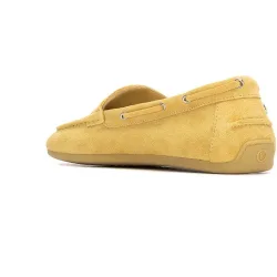 Mocasines planos de mujer de piel