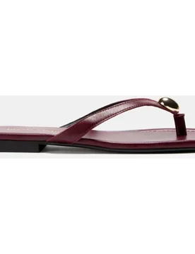 Sandalia plana de mujer de dedo con planta acolchada - Bryan Stepwise - FashionsVida