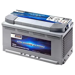 Agm Battery 90ah Grey One Size unisex