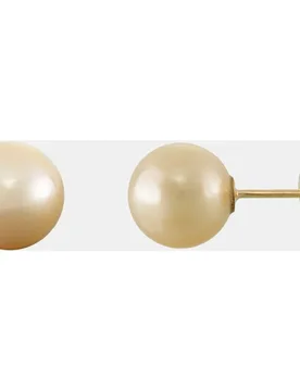 Pendientes perla y con perla Austral Golden - El Corte Inglés - FashionsVida