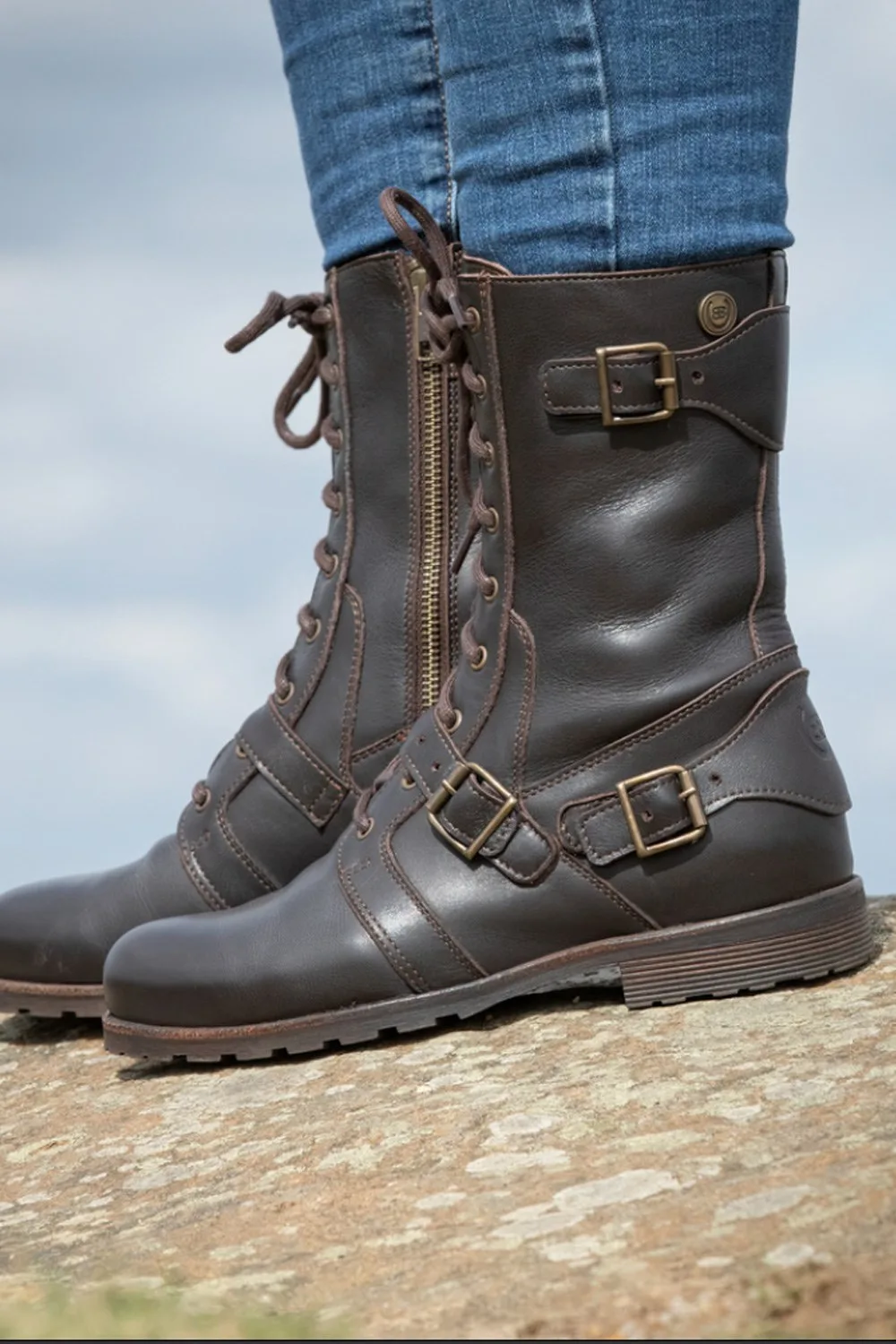 Harley Biker Womens Boots - - Size: 6 - Bareback Footwear - FashionsVida