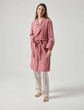 Bata larga lisa de mujer - Kiff-Kiff - FashionsVida