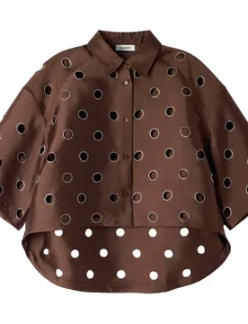 Camisa de mujer oversize con strass - sandro - FashionsVida