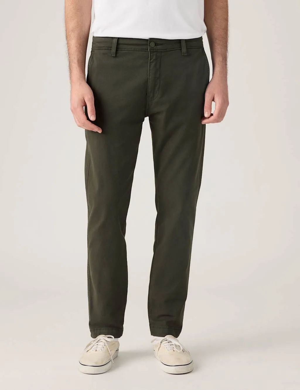 Chino Standard Taper Trousers Dark Khaki male - Levi's - FashionsVida