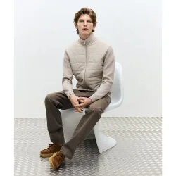 Chaqueta combinada hombre