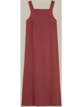Vestido midi de tirantes con lazo en la espalda - Trucco - FashionsVida