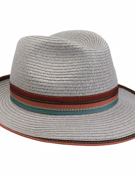 Malve Straw Hat by - grey - Damen - Size: L (58-59 cm) - bedacht - FashionsVida