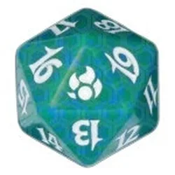 Magic Morningtide Spindown Dice Green