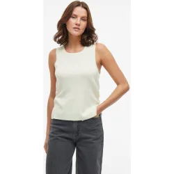Top de punto de mujer de tirantes con viscosa