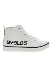 Sneakers alte in tela 122 Bianche e nere 32