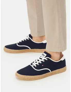 Espadrilles Th Hi Vulc Core Jutte Canvas FM0FM05872 Dunkelblau 43 male - Tommy hilfiger - FashionsVida