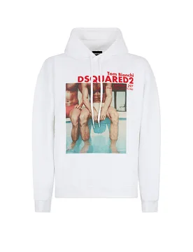 Sudadera con capucha - Hoodie blanco L - Dsquared2 - FashionsVida