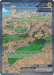 Pokemon SV Paradox Rift 248/182 Iron Hands ex (Alternative Art, Full Art)