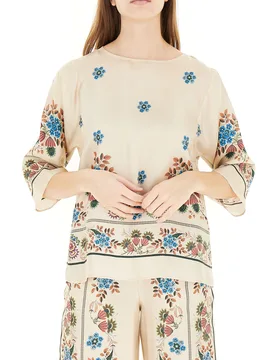 Blusa in seta BEIGE 44 - WEEKEND MAX MARA - FashionsVida
