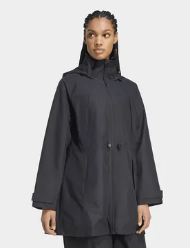 Womens PARKA CITY RAIN - Nero, nero nero Donna taglia S - Adidas - FashionsVida