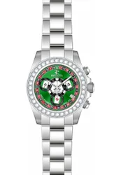 In-51107 Mens Elite Diamond Watch - Silver - One Size