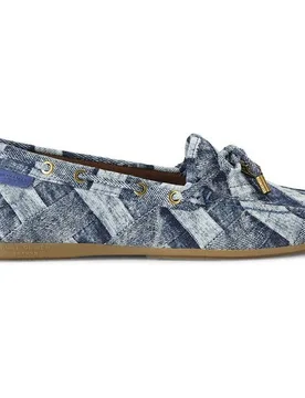 Mocasines de mujer denim con puntera redonda - Kurt Geiger - FashionsVida