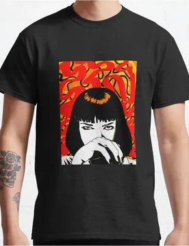 S vintage movie Pulp fiction Short-sleeve crewneck T-shirt for men large size Adult Tops S-6xl - Aliexpress - FashionsVida