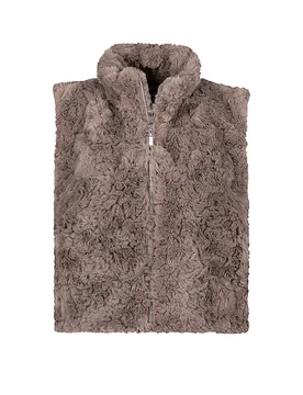 Chaleco de piel sintética marrón 44 - monari - FashionsVida