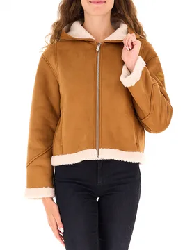 Giubbino finto montone ORIGINALS MARRONE CHIARO 48 - Colmar - FashionsVida