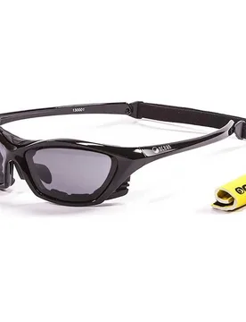 Lake Garda Polarized Sunglasses Shiny Black Smoke/CAT3 Men,Women - Ocean Sunglasses - FashionsVida
