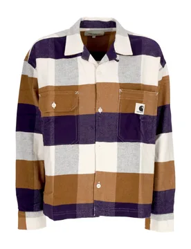Camicia Manica Lunga Donna W L/s Lyman Shirt Lyman Check/cassis - CARHARTT WIP - FashionsVida