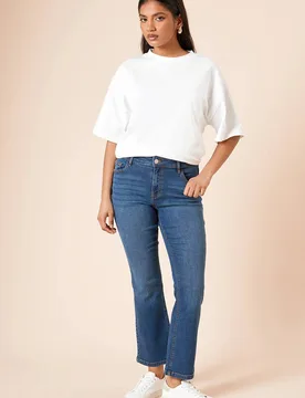 Women's Petite Comfort Stretch Bootcut Jeans in Mid Wash Size: 14 - Mid Wash - Size: 14 - Dorothy perkins - FashionsVida
