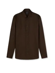 Hemd Slim Fit braun 39 Herren