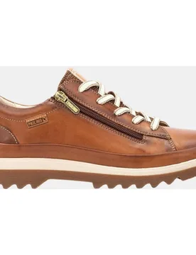 Zapatillas de mujer de piel con plantilla memory foam extraí­ble - Pikolinos - FashionsVida
