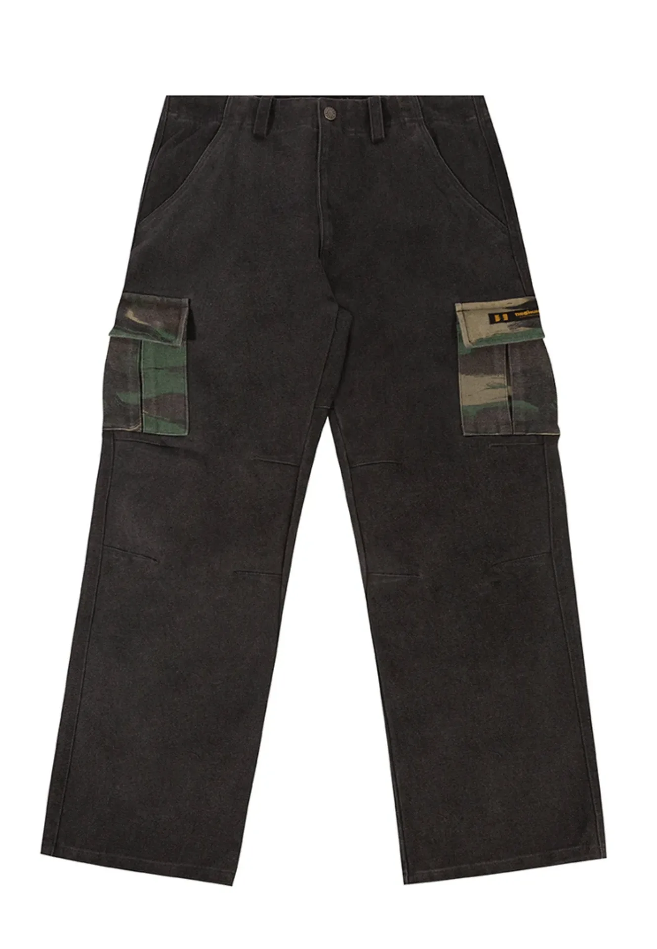 Pantalone Lungo Uomo Heights Cargo Pants Black - The Hundreds - FashionsVida