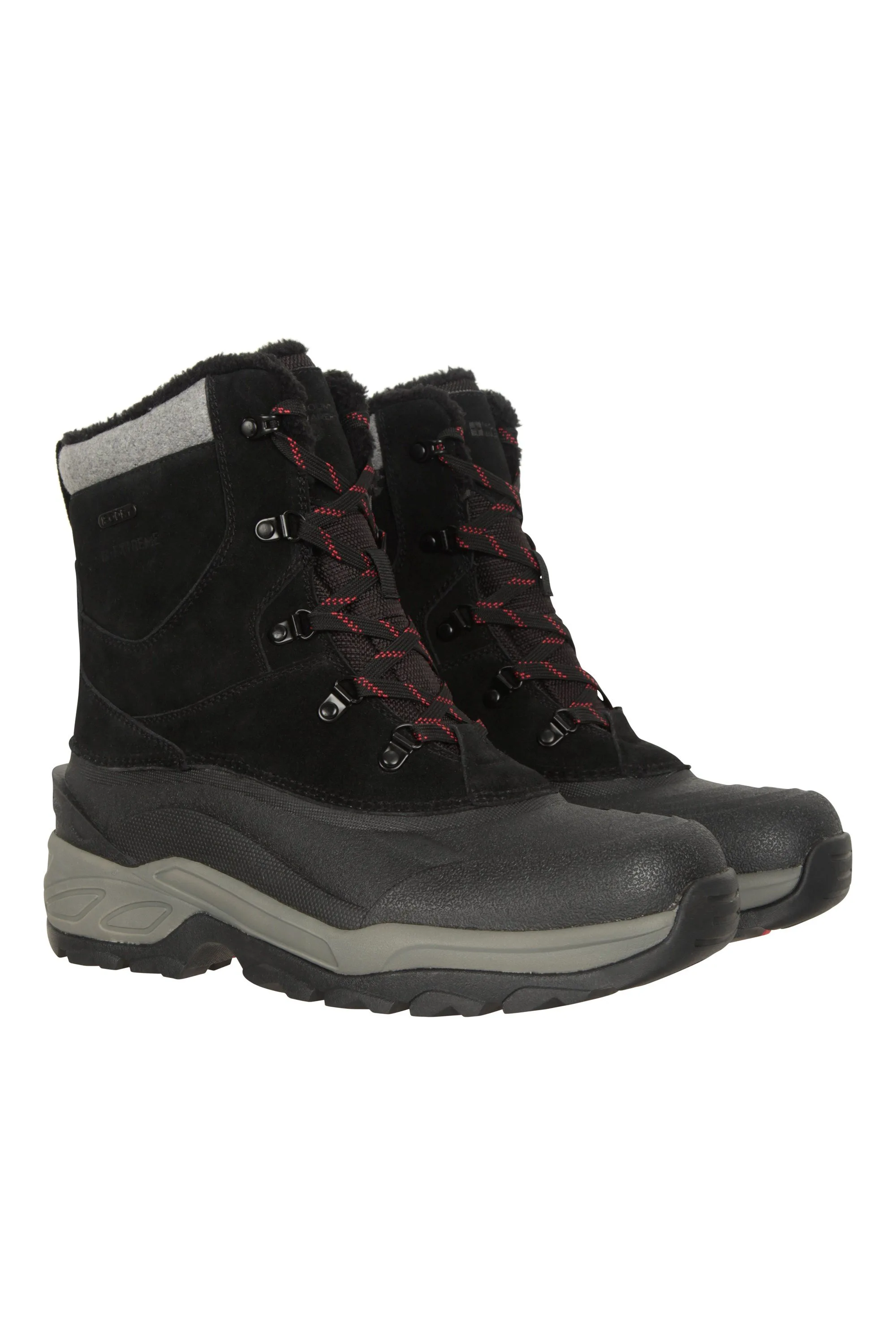 Snowdon Extreme Mens Waterproof Thermal Snow Boots - Black - Mountain Warehouse - FashionsVida