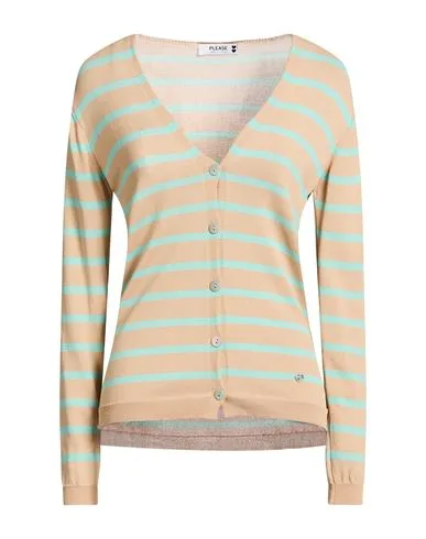 Strickjacke Damen Sand ONESIZE Damen - Please - FashionsVida